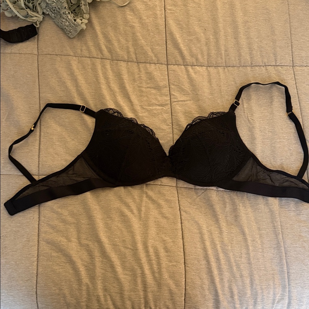Lively Black Lace Bra